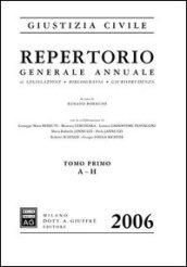 Repertorio generale annuale di legislazione, bibliografia, giurisprudenza (3 vol.)