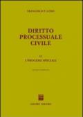 Diritto processuale civile. 4.I processi speciali