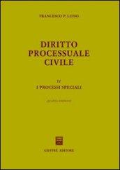 Diritto processuale civile. 4.I processi speciali