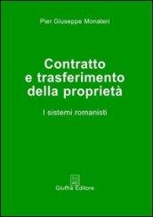 Contratto e trasferimento della proprietà. I sistemi romanisti