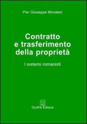 Contratto e trasferimento della proprietà. I sistemi romanisti