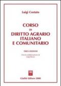 Corso di diritto agrario italiano e comunitario