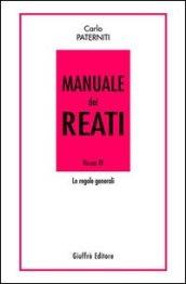 Manuale dei reati. 4.Le regole generali