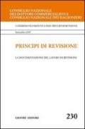 Principi di revisione. Documento 230. La documentazione del lavoro di revisione