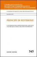 Principi di revisione. Documento 545. La revisione delle misurazioni del fair value (valore equo) e della relativa informativa