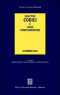 Quattro codici e leggi complementari