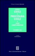 Codice civile e procedura civile e leggi complementari