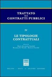 Trattato sui contratti pubblici. 4.Le tipologie contrattuali