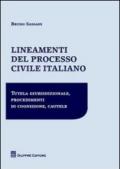 Lineamenti del processo civile italiano. Tutela giurisdizionale, procedimenti di cognizione, cautele