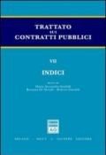 Trattato sui contratti pubblici. 7.Indici