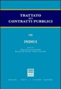 Trattato sui contratti pubblici. 7.Indici