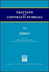 Trattato sui contratti pubblici. 7.Indici
