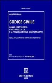 Codice civile. Con la Costituzione, i trattati U.E. e C.E. e le principali norme complementari