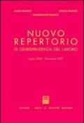 Nuovo repertorio di giurisprudenza del lavoro (2006-2007)