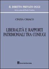 Libertà e rapporti patrimoniali tra coniugi
