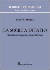 La società di fatto. Recenti orientamenti giurisprudenziali