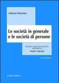 Le società in generale e le società di persone