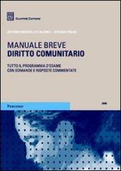 Diritto comunitario. Manuale breve