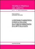 La responsabilità amministrativa di fronte all'evoluzione delle pubbliche amministrazioni ed al diritto delle società