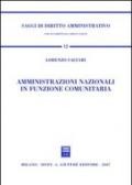 Amministrazioni nazionali in funzione comunitaria