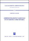 Amministrazioni nazionali in funzione comunitaria