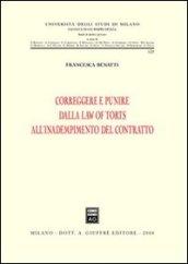 Correggere e punire dalla law of torts all'inadempimento del contratto