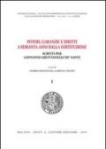 Poteri, garanzie e diritti a sessanta anni dalla Costituzione. Scritti per Giovanni Grottanelli De' Santi