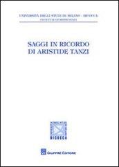 Saggi in ricordo di Aristide Tanzi