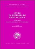 Studi in memoria di Enzo Sciacca. 1.Sovranità, democrazia, costituzionalismo