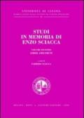 Studi in memoria di Enzo Sciacca. 2.Liber amicorum