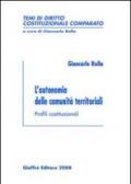 L'autonomia delle comunità territoriali. Profili costituzionali