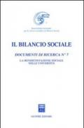 Il bilancio sociale. Documenti di ricerca. 7.La rendicontazione sociale nelle università