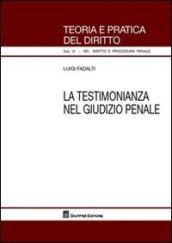 La testimonianza nel giudizio penale