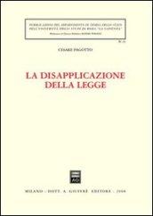 La disapplicazione della legge