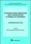 Funzioni parlamentari non legislative e forma di governo