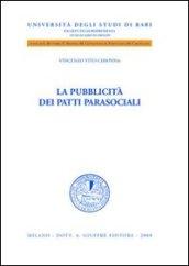 La pubblicità dei patti parasociali