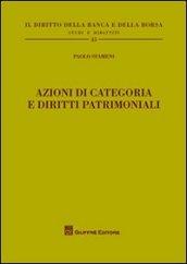 Azioni di categoria e diritti patrimoniali