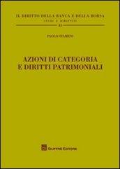 Azioni di categoria e diritti patrimoniali