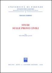 Studi sulle prove civili