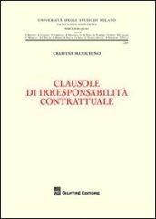 Clausole di irresponsabilità contrattuale