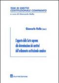 L'apporto della Corte suprema alla determinazione dei caratteri dell'ordinamento costituzionale canadese