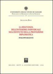La rilevanza dell'interesse individuale nell'istituto della protezione diplomatica