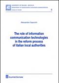 The role of information comunication technologies in the reform process of italian local authorities