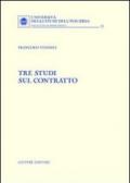 Tre studi sul contratto