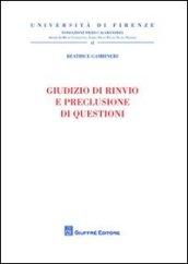 Giudizio di rinvio e preclusione di questioni