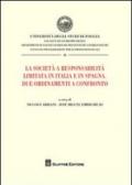 La società a responsabilità limitata in Italia e in Spagna. Due ordinamenti a confronto