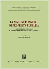 La nozione flessibile di proprietà pubblica. Spunti di riflessione di diritto interno ed internazionale