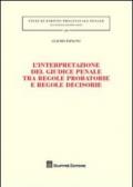 L'interpretazione del giudice penale tra regole probatorie e regole decisorie