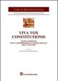 Viva vox constitutionis. Temi e tendenze nella giurisprudenza costituzionale dell'anno 2007