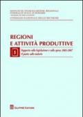 Regioni e attività produttive. 5.Rapporto sulla legislazione e sulla spesa: 2005-2007. Il punto sulle materie